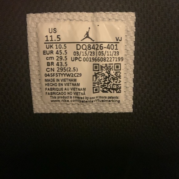 Air Jordan 1 Mid University Blue Size 11.5 - Picture 5 of 5